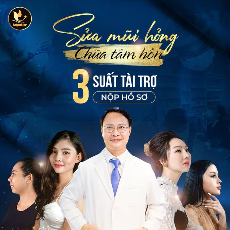 TÀI TRỢ 100% PHÍ SỬA MŨI HỎNG