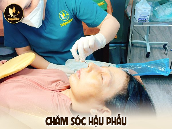 Chăm sóc hậu phẫu tại Saigon Star